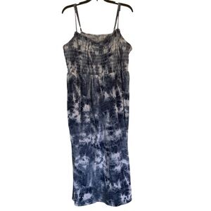 Elegant Tie-Dye Maxi Dress Old Navy